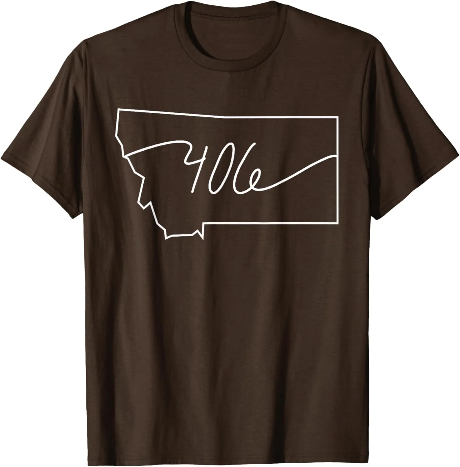406 Montana T-Shirt State Local Pride Home Travel Adventure T-Shirt