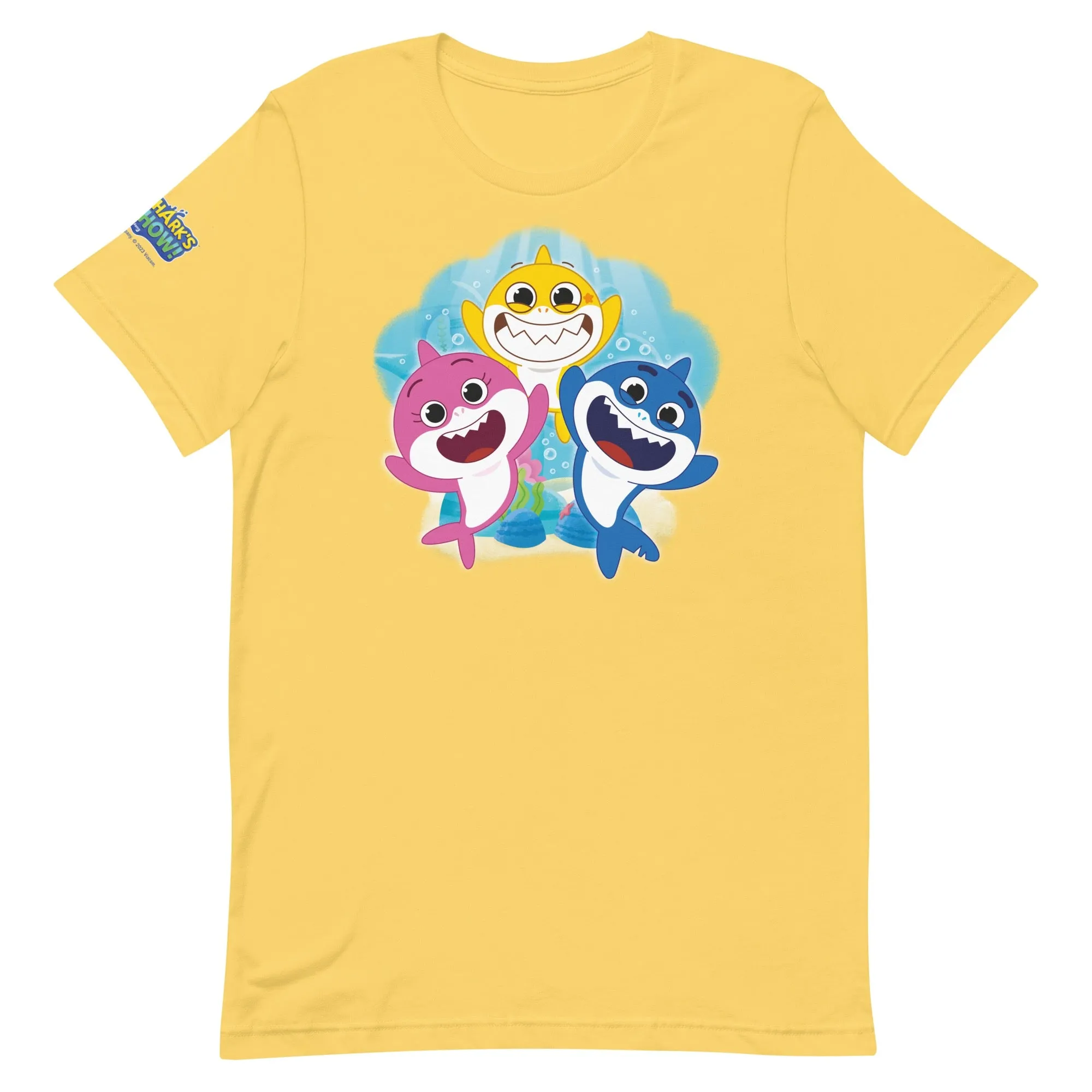 Baby Shark's Big Show Family Adult Short Sleeve T-Shirt