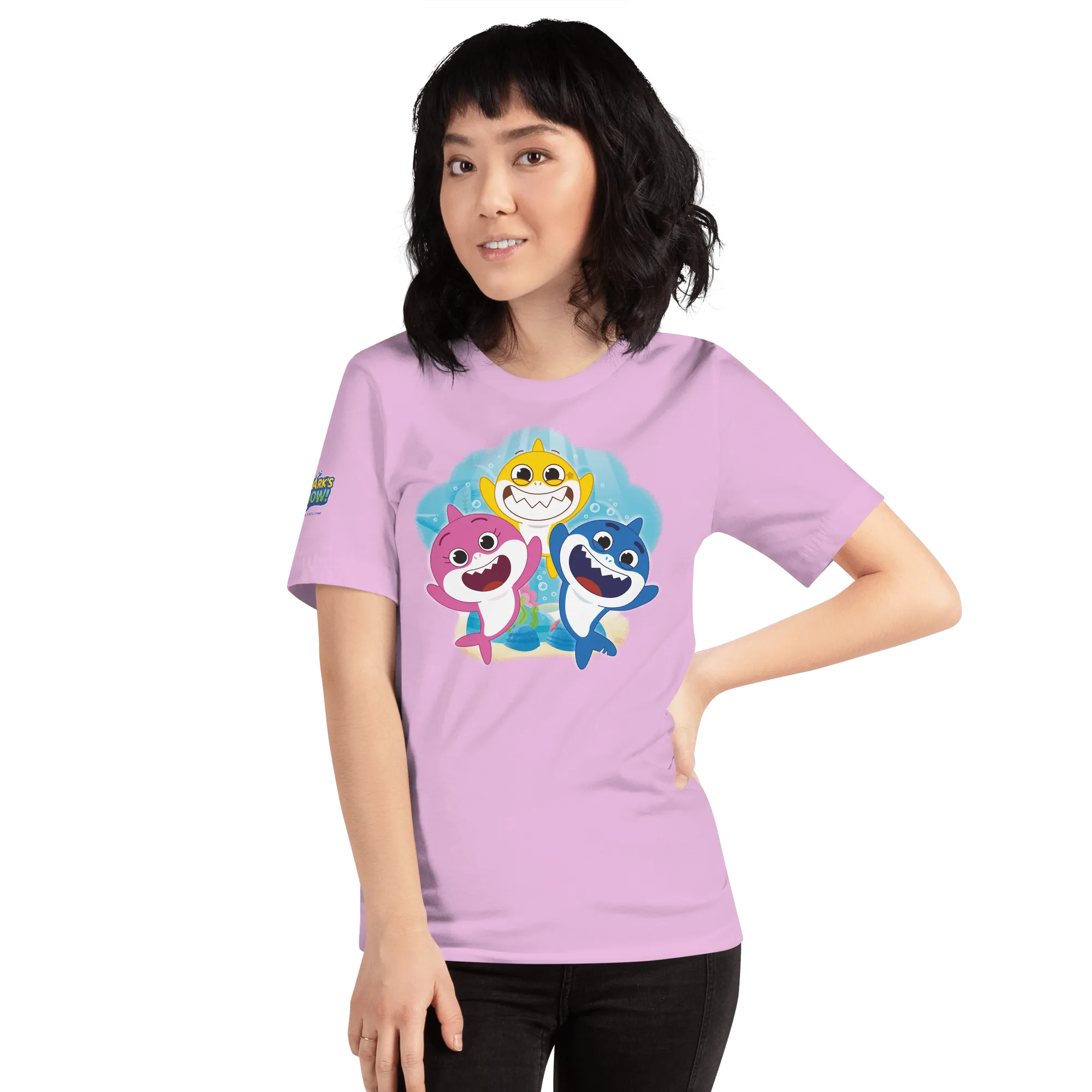 Baby Shark's Big Show Family Adult Short Sleeve T-Shirt