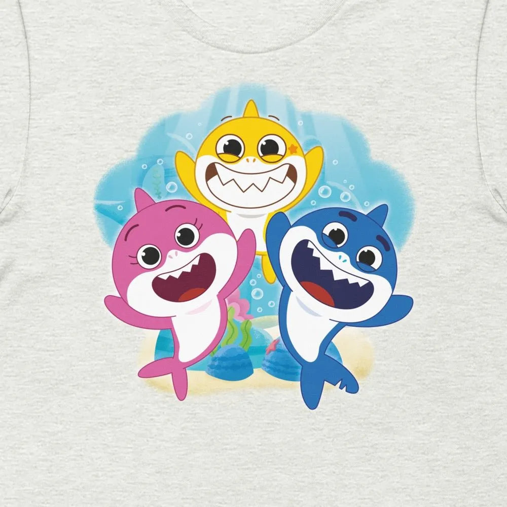 Baby Shark's Big Show Family Adult Short Sleeve T-Shirt