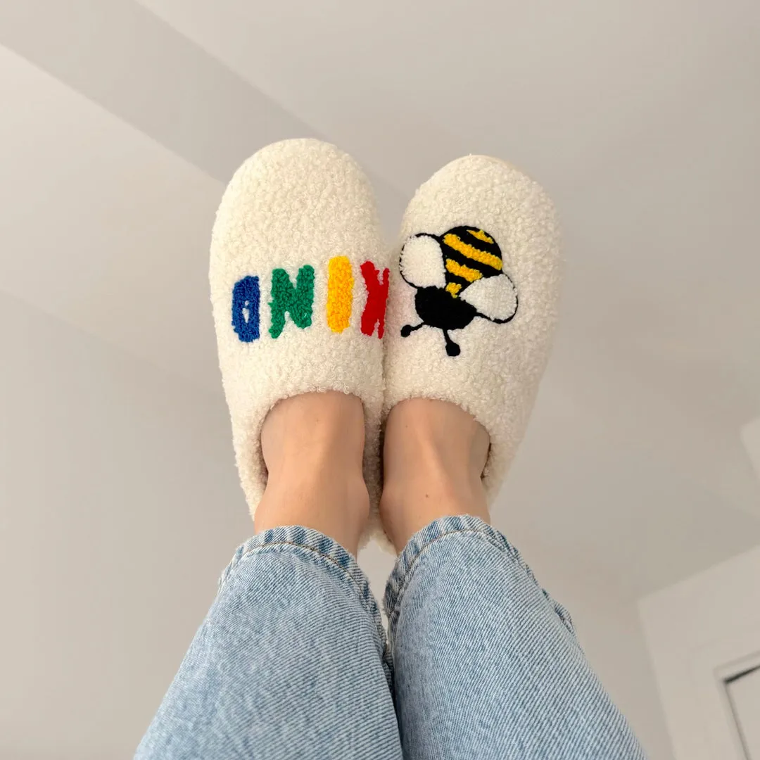 Bee Kind Slippers