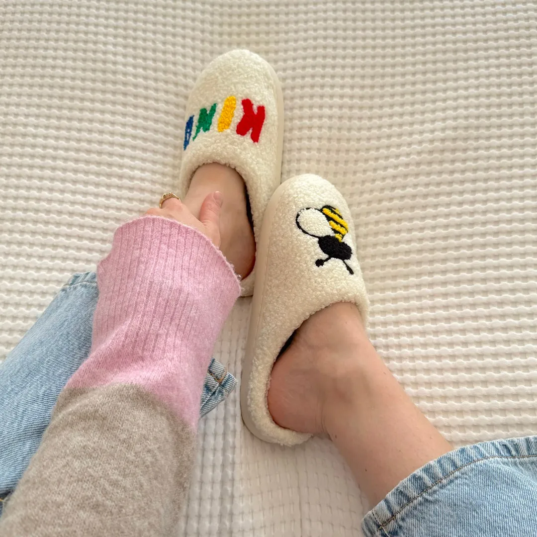 Bee Kind Slippers