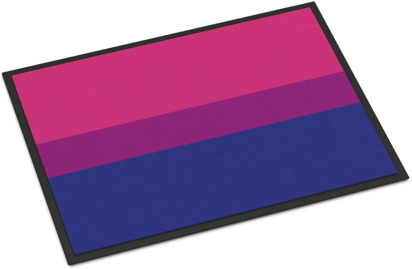 Bisexual Pride Door Mat, Indoor Rug Or Outdoor Welcome Pride Lgbt Mat Doormat