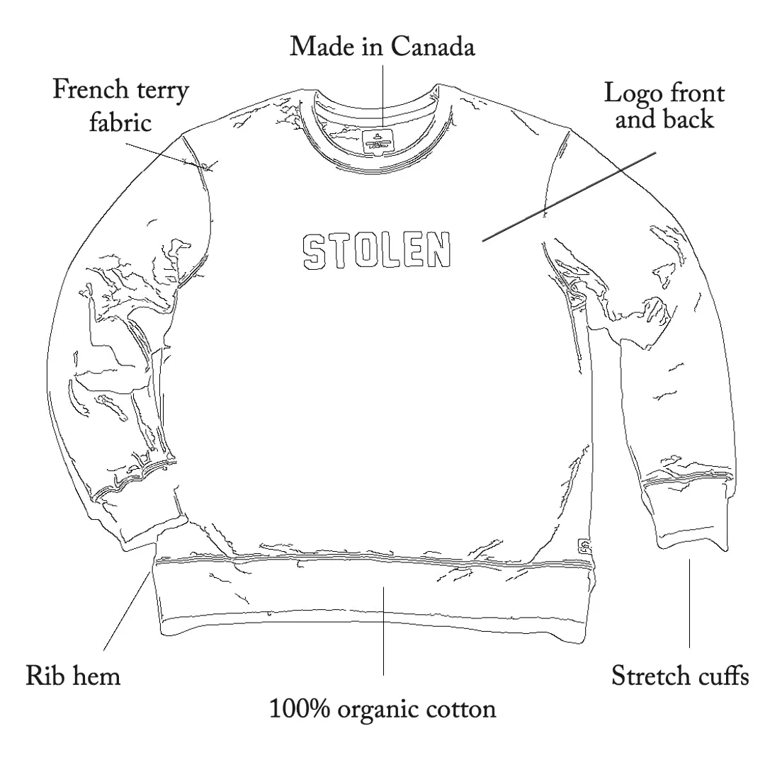 Black Crew Neck - Logo
