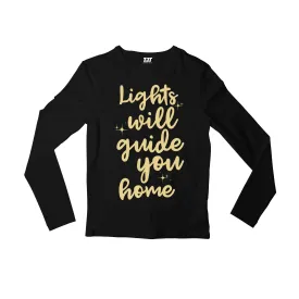 Coldplay Full Sleeves T shirt - Lights Will Guide You Home