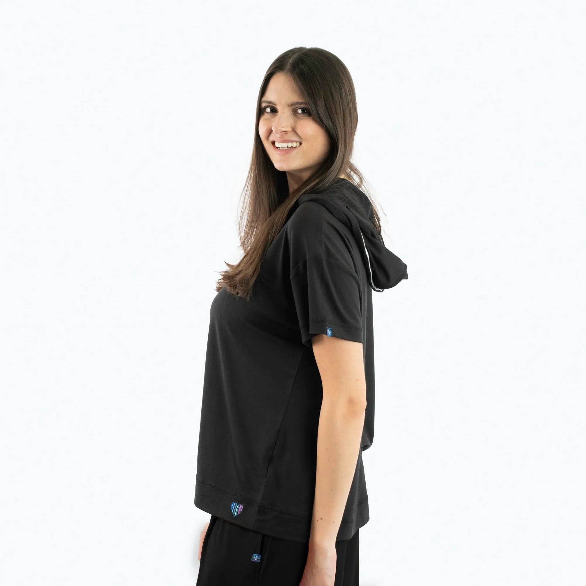 Coupe Hooded Top Short Sleeve