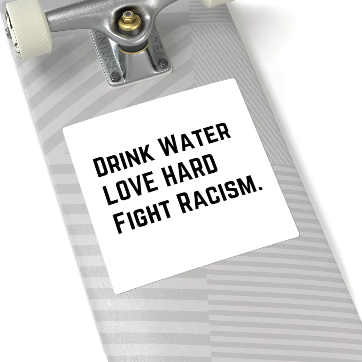 Drink Water Square Stickers