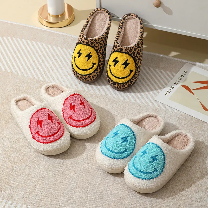 Flash Happy Face Slippers