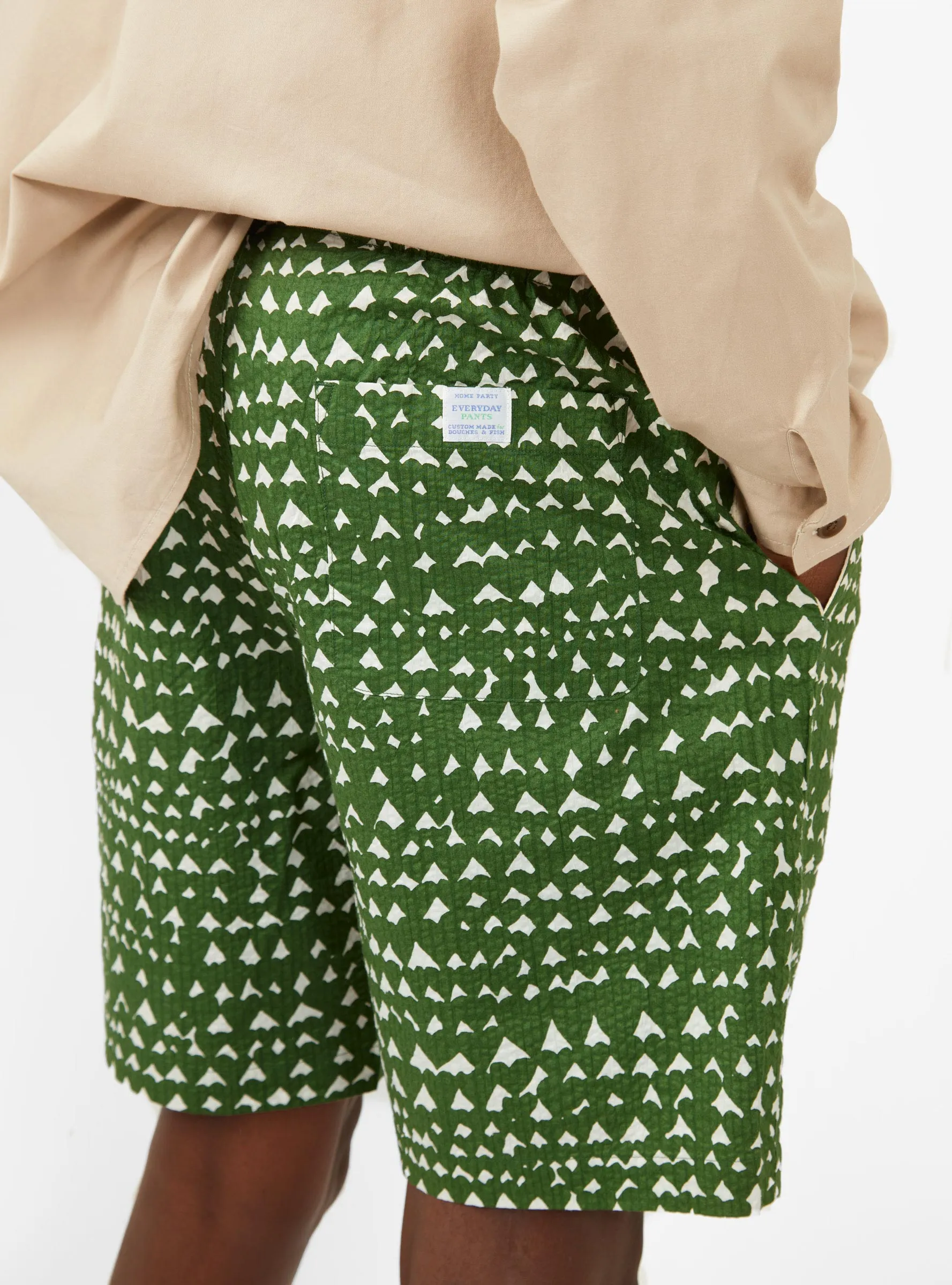 Home Party Shorts Green