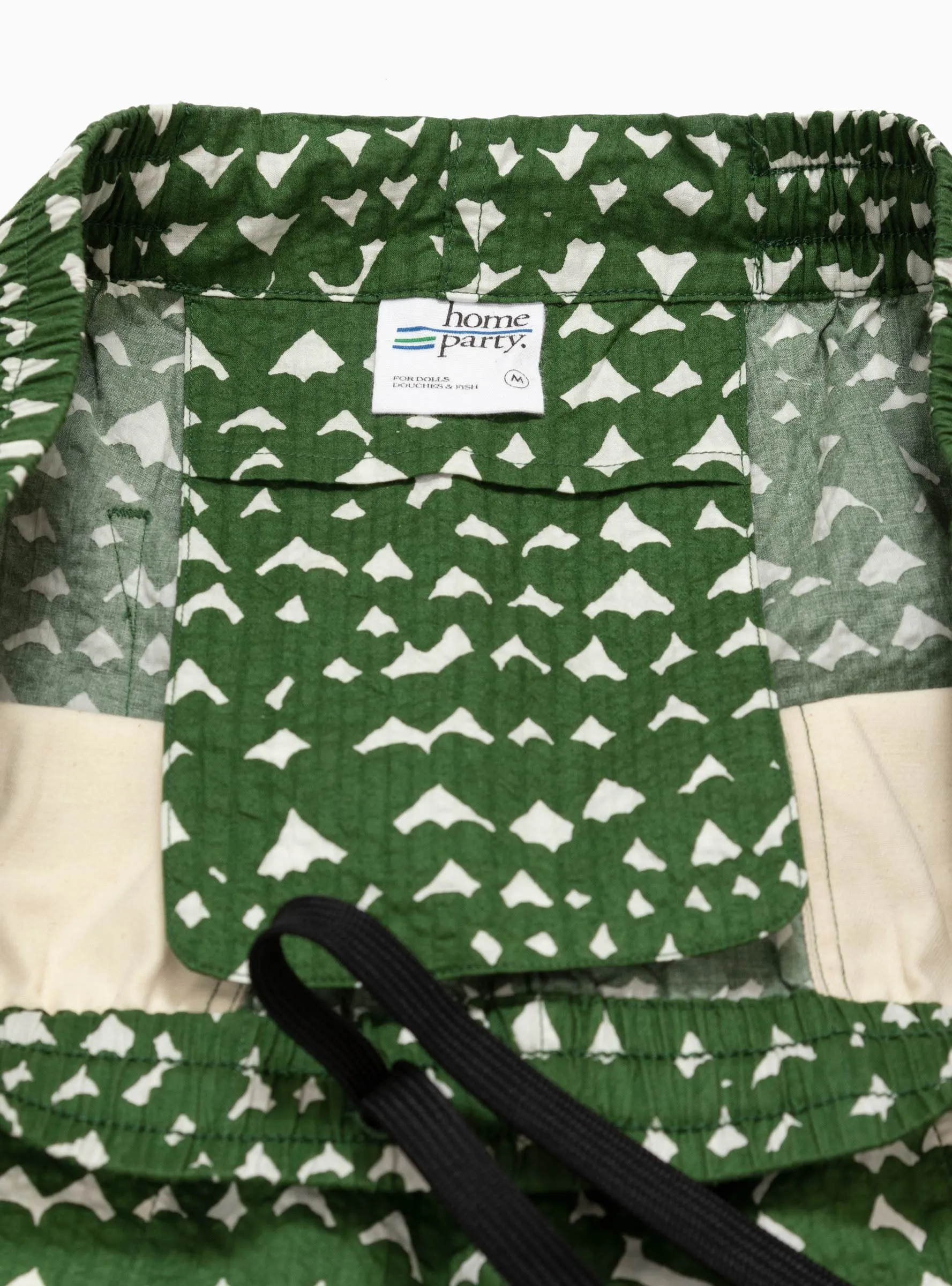 Home Party Shorts Green