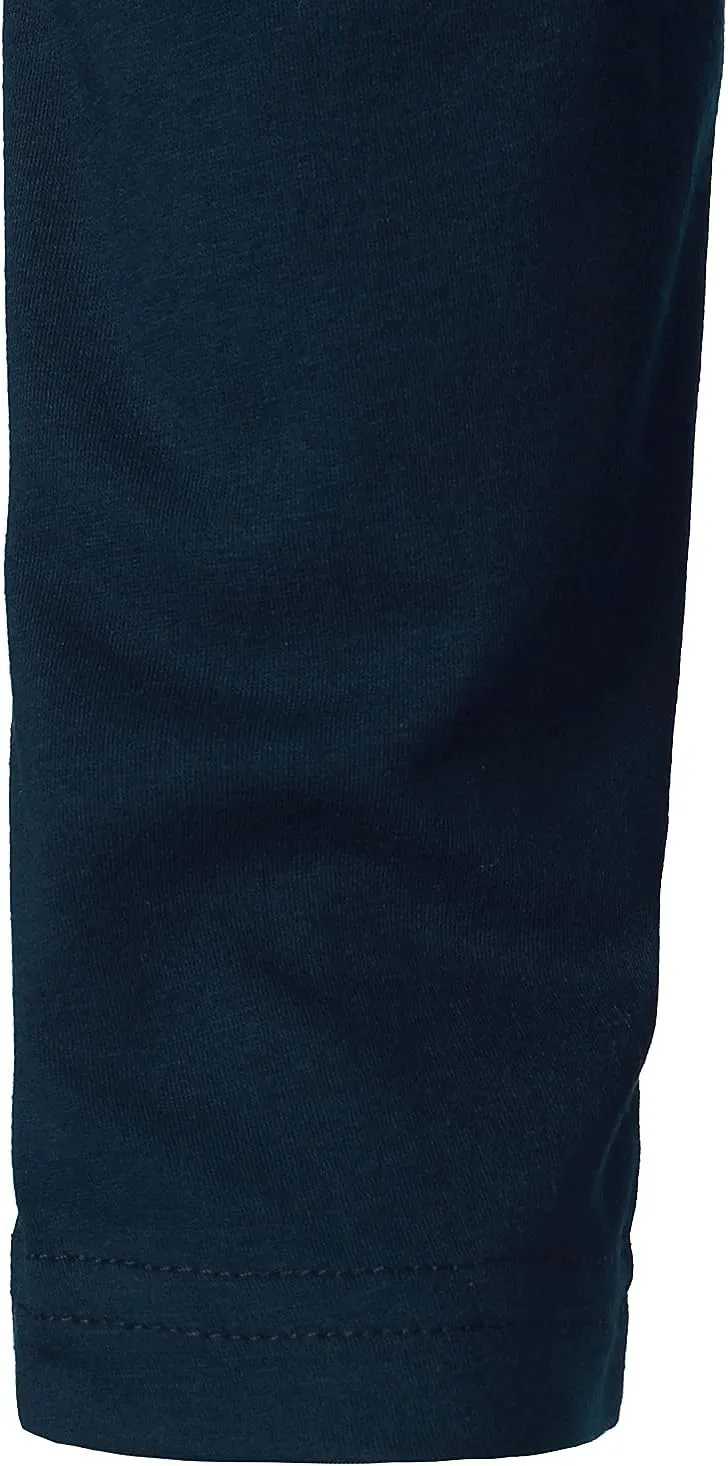 HOOD CREW Mens Long Sleeve Polo Shirt Casual Slim Fit Shirts Contrast Color Patchwork T Shirts Cotton Tops