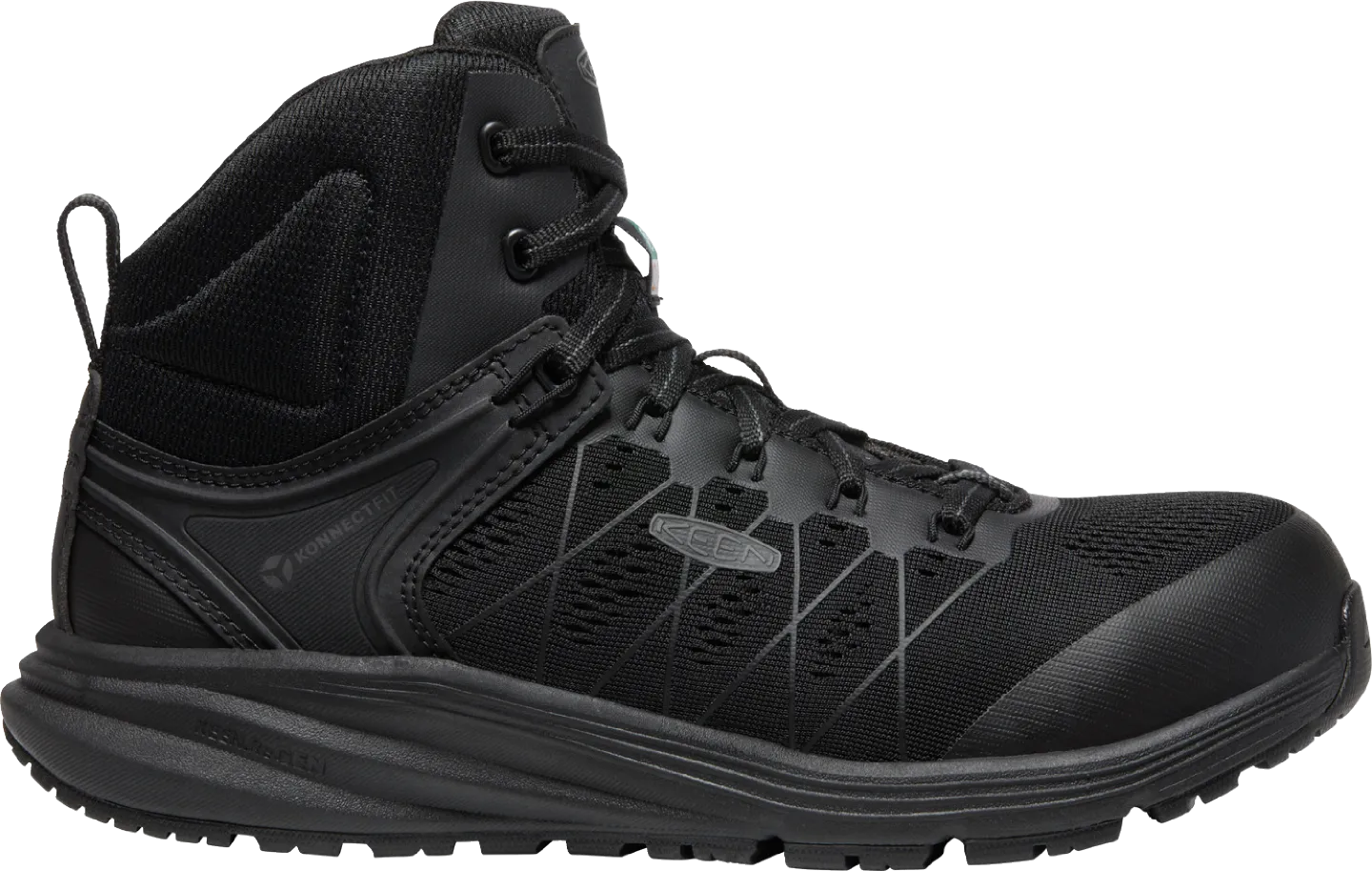 KEEN 1026793 Men's CSA Black Vista Energy Mid Carbon Fibre Toe Safety Shoes