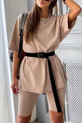Loose Home Leisure Two Piece Suit