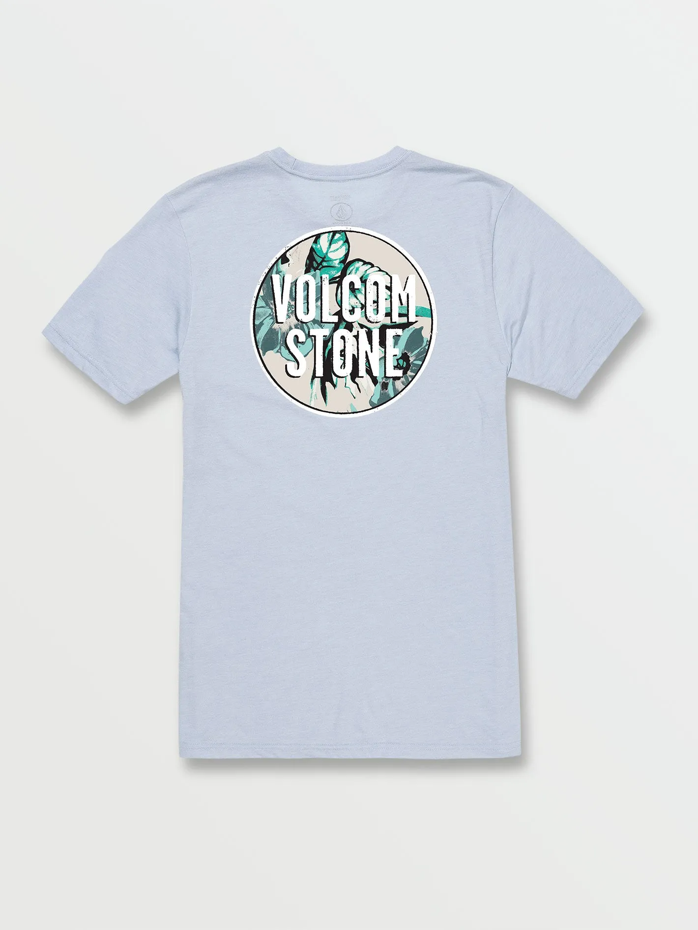 Print Fill Short Sleeve Tee - Cali Blue Heather