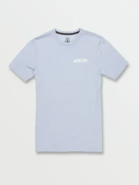 Print Fill Short Sleeve Tee - Cali Blue Heather