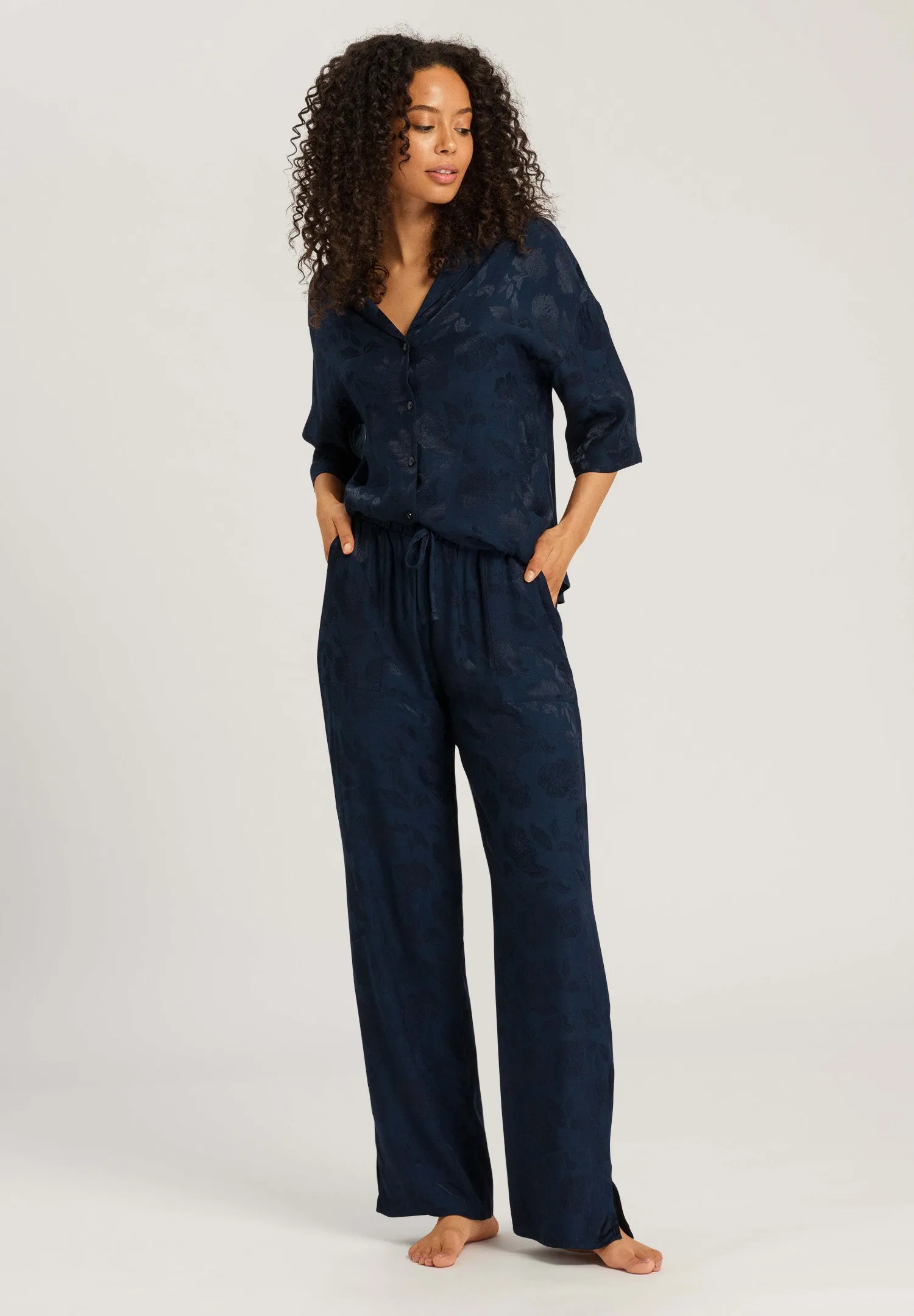Valene Pants | Blueberry Flowers 74960-2394