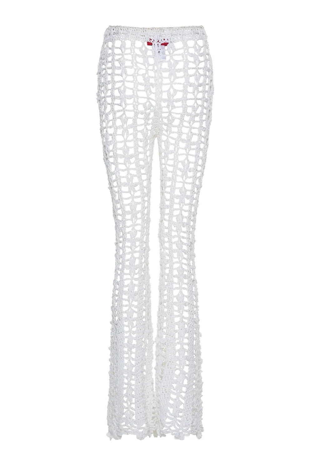 White Vanilla Handmade Crochet Pants
